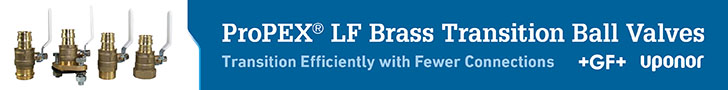 ProPEXÃ‚Â® LF Brass Transition Ball Valves Transition Efficiency with Power Connections